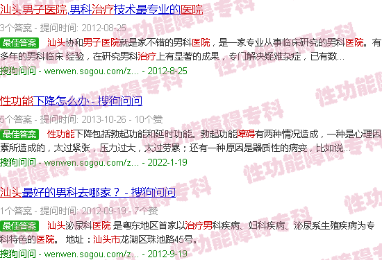 汕头治疗男性性功能障碍的*医院
