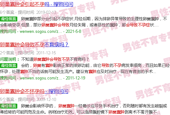 汕头卵巢*会导致不孕吗