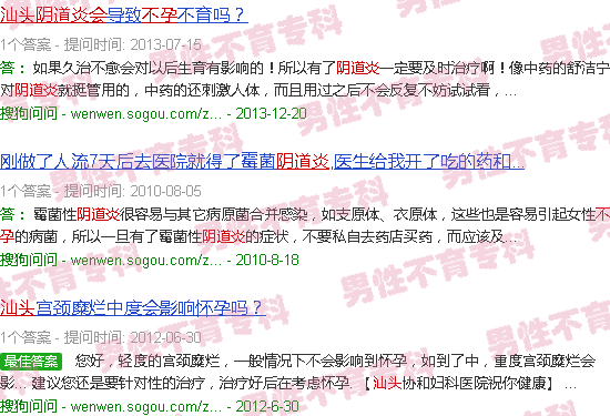 汕头阴道炎会不孕吗