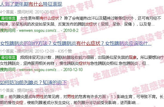汕头男性炎症有什么症状和现象