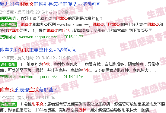 汕头附睾炎症状图片