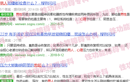 汕头勃起障碍男人心理