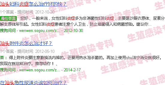 汕头得了炎症怎么办