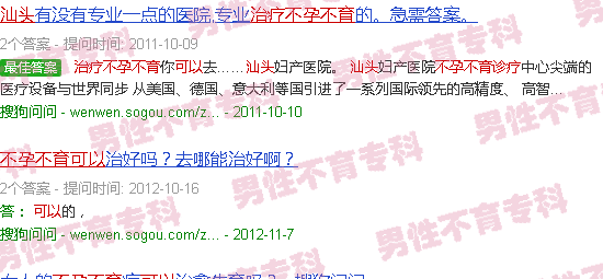 汕头不孕不育能治疗吗