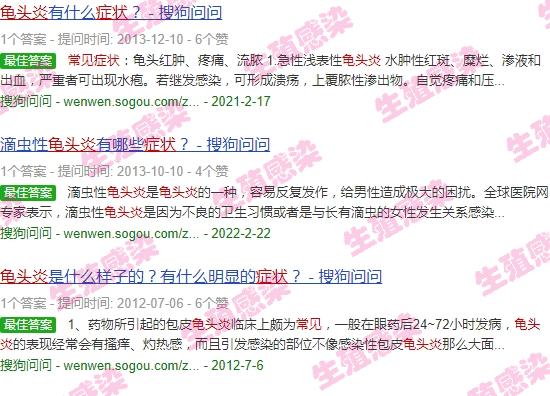 汕头头疗 - 汕头常见的鬼头炎症状图片