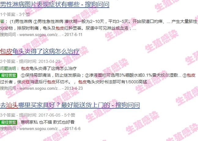 汕头包皮手术多少钱 - 汕头包皮炎症图