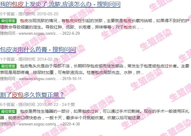 皮包过长引起的炎症 - 汕头皮包过长有炎症的图片